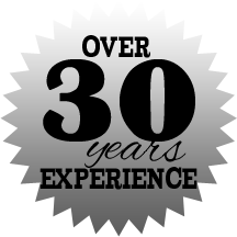 over 30 years experience